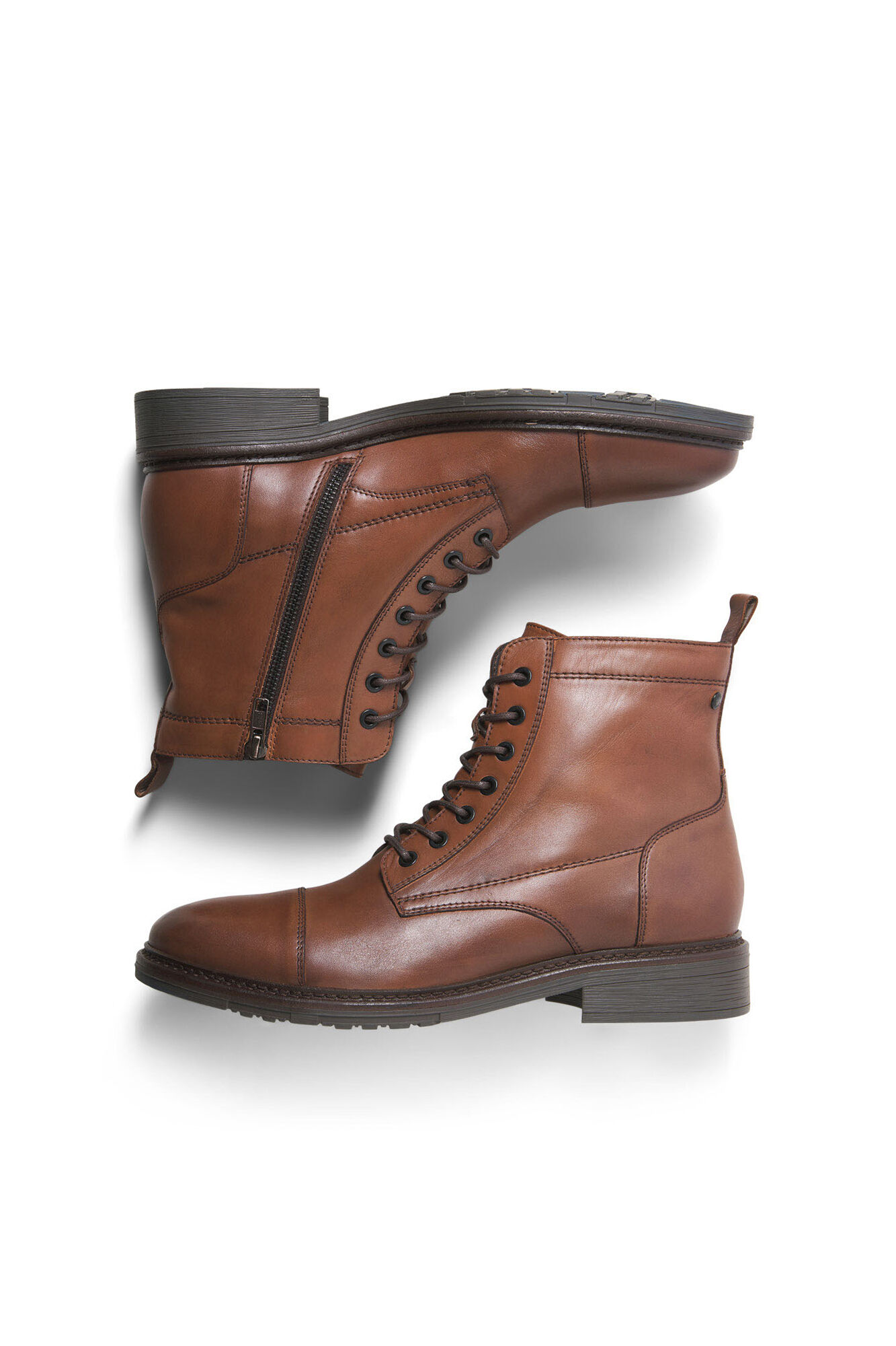 Jack & Jones Botas de cuero para hombre