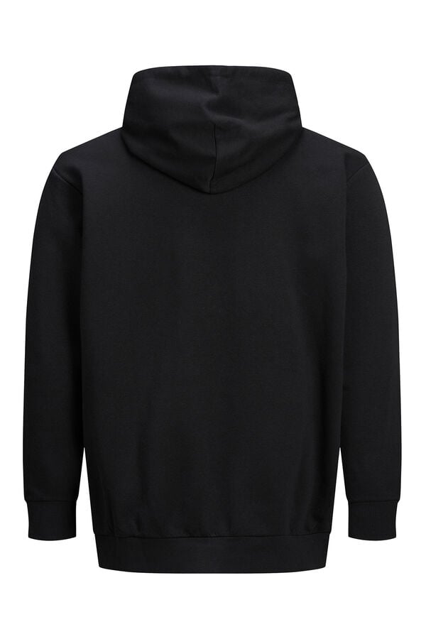 Jack & Jones PLUS Sweatshirt logo grande preto