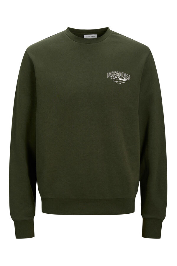 Jack & Jones Sweatshirt básico com logo  verde