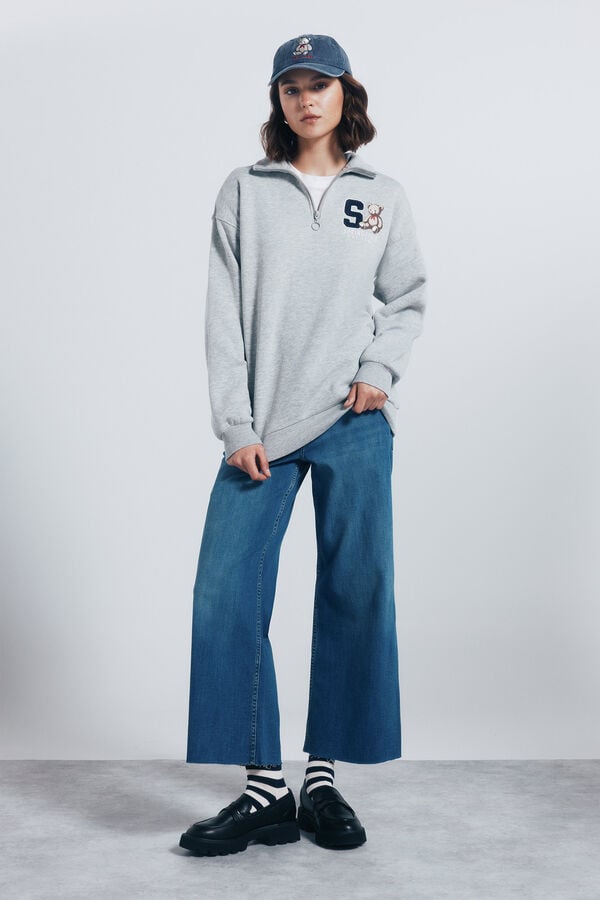 Springfield Calça jeans de marinheiro azul