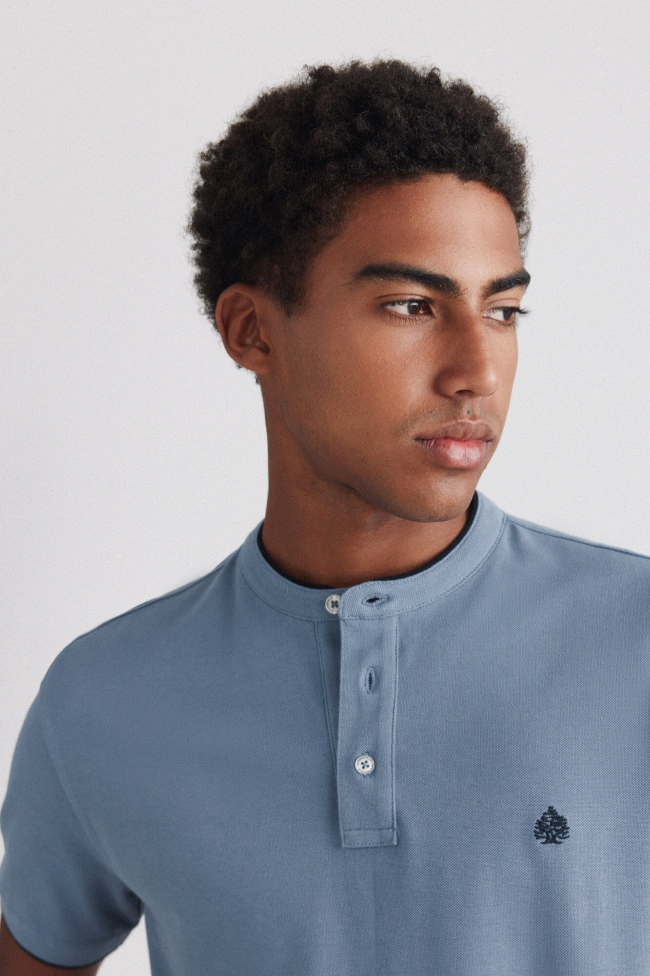 Springfield Polo em piqu&eacute; gola mao slim fit