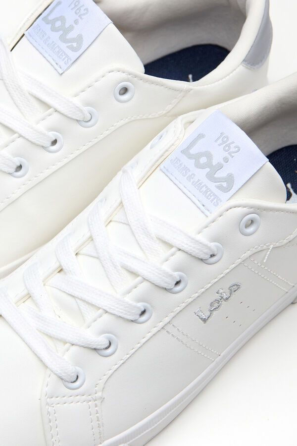 Lois Sapatilhas cl&aacute;ssicas de t&eacute;nis com atacadores branco