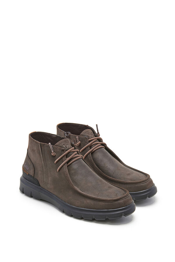 Lois Botas casual masculina Lois castanho