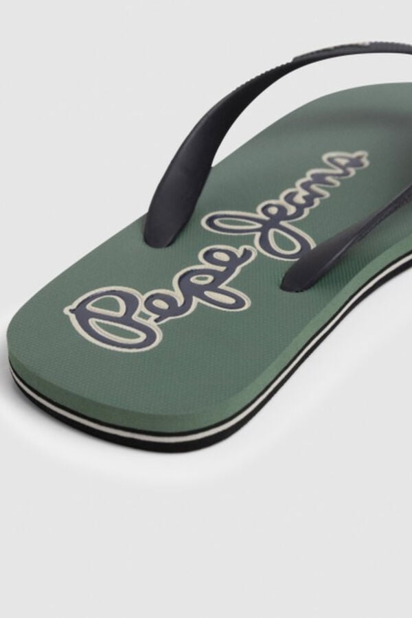 Pepe Jeans Sand&aacute;lias com sola EVA verde