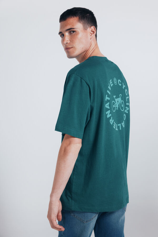 Springfield Camisa de ciclismo alternativa verde