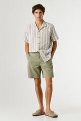 Pepe Jeans Cal&ccedil;&otilde;es em popelina bege