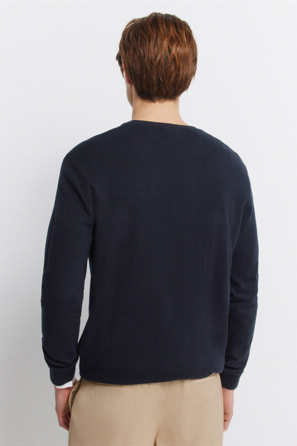 Springfield Camisola b&aacute;sica logo Springfield azul