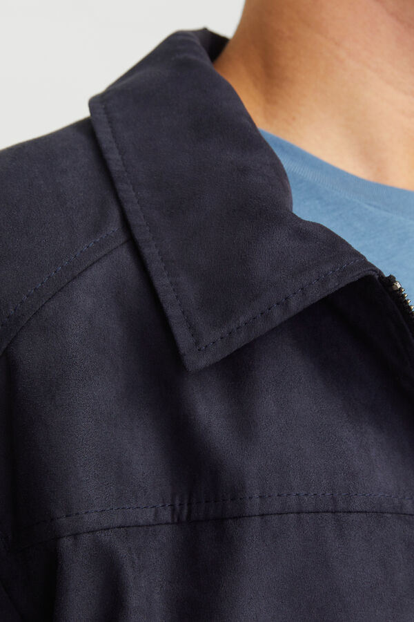 Jack & Jones Blusão de corte regular preto