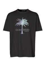Jack & Jones PLUS regular fit T-shirt with PLUS print black