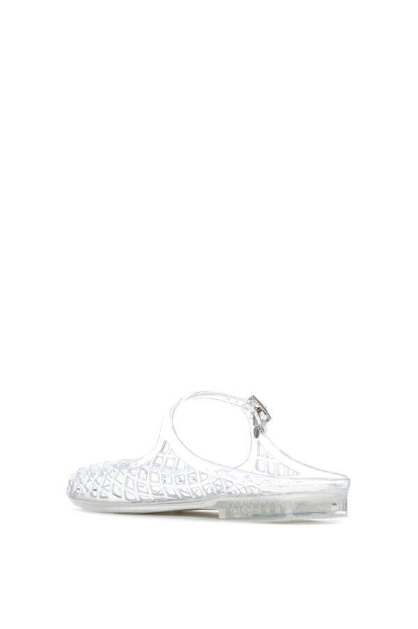 XTI Sabrina de borracha sem calcanhar em rede branco