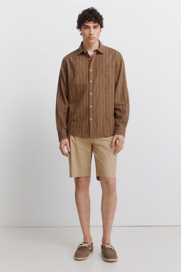 Springfield Bermuda comfort fit color bege