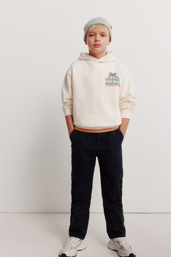 Springfield Kids Sweatshirt sunset para menino branco