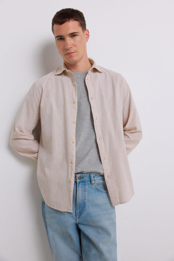 Camisa tipo lino