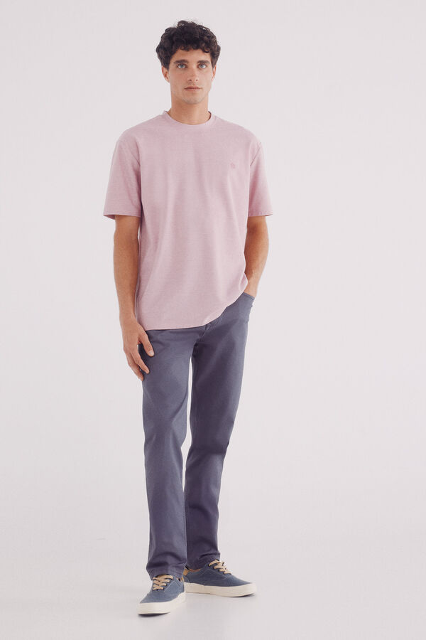 Springfield Camisola piqué oxford rosa
