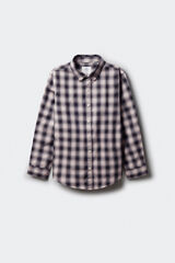 Springfield Kids Camisa xadrez lenhador para meninos preto