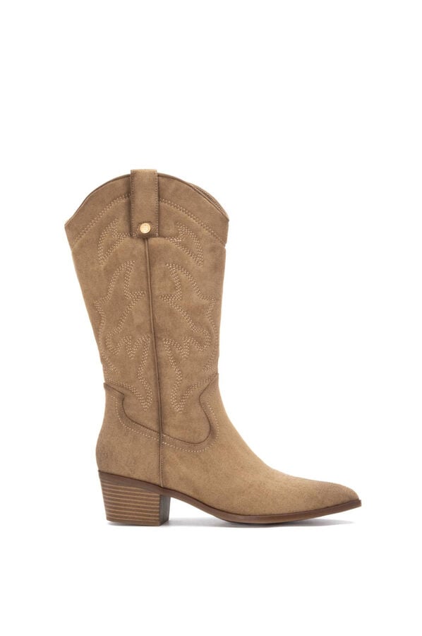 XTI Botas de Cowboy Bordada bege
