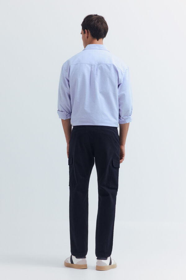 Springfield Calças cargo slim fit azul