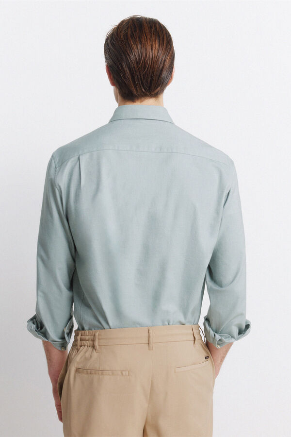 Springfield camisa polo oxford leve verde