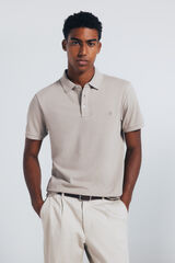 Springfield Polo piqué slim fit cru