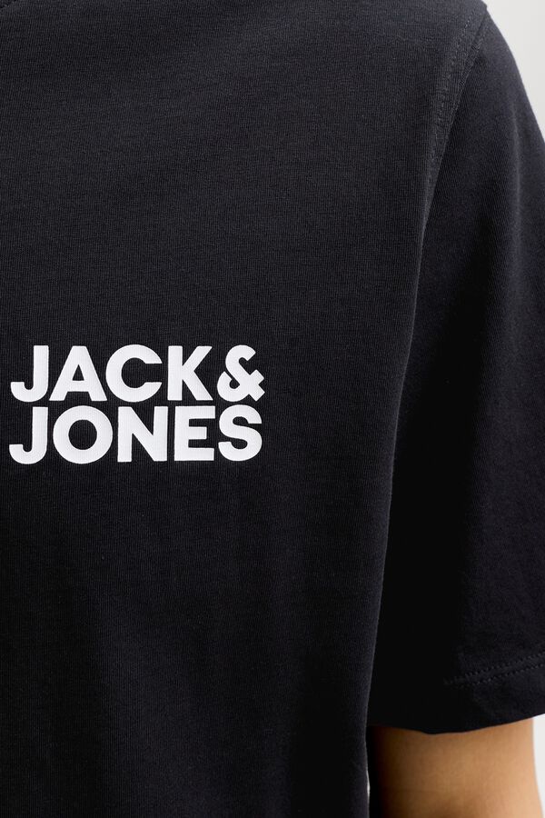 Jack & Jones Logo short sleeve T-shirt black