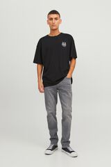 Jack & Jones Jeans slim cinco bolsos preto