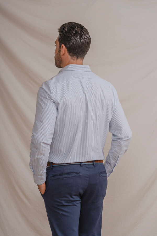 Celopman Camisa oxford azul