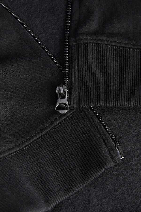 Jack & Jones PLUS Sweatshirt regular com capuz preto