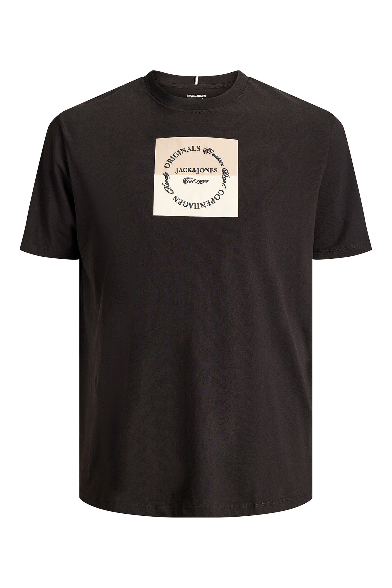 Jack & Jones PLUS T-shirt b&aacute;sica manga curta