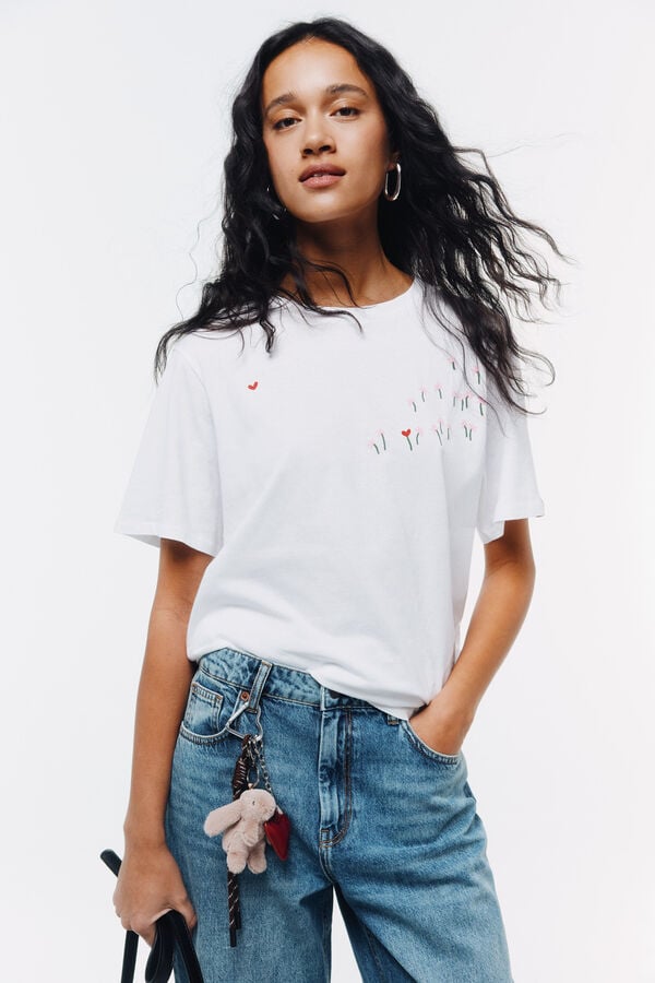 Springfield T-shirt para o dia a dia branco