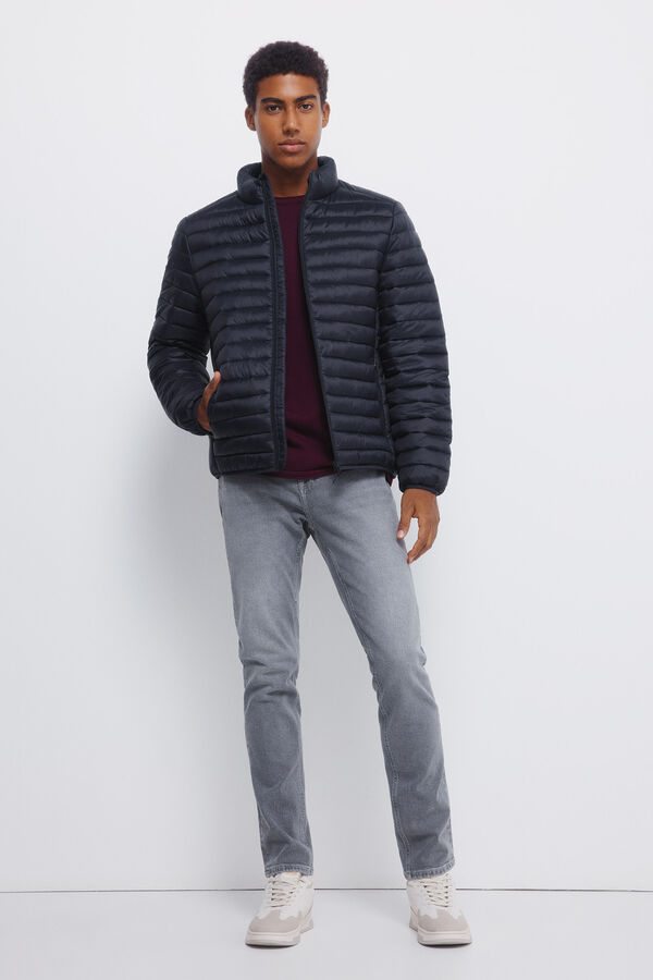 Springfield Casaco acolchoada azul