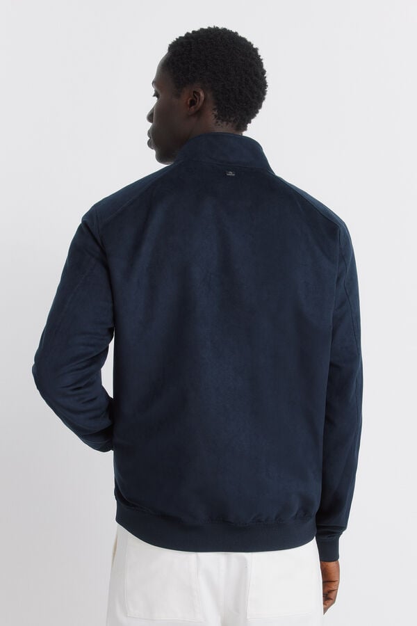 Springfield Blus&atilde;o efeito camur&ccedil;a azul