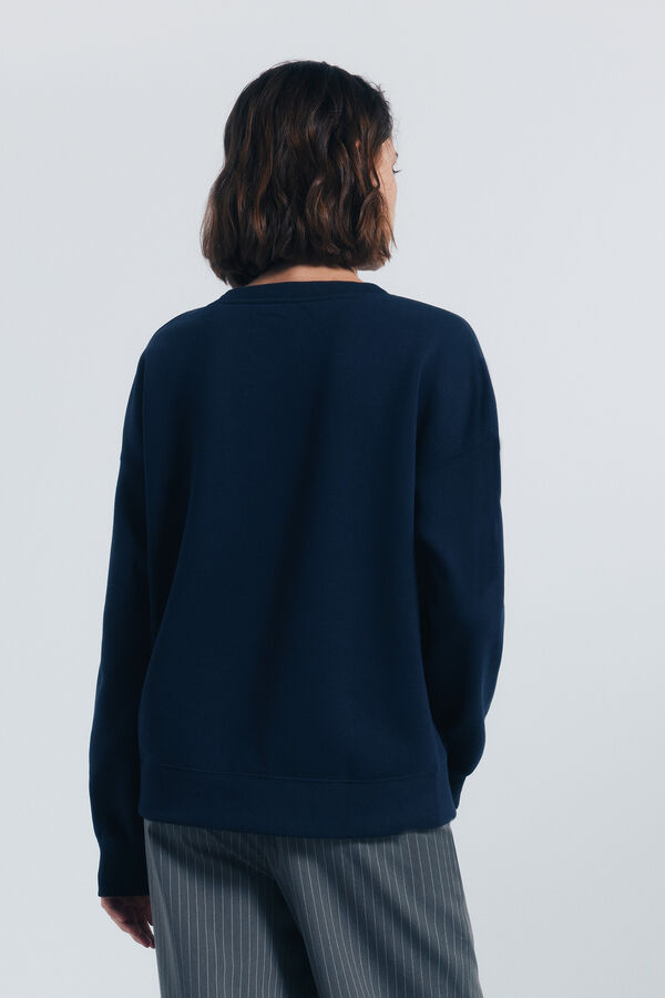 Springfield Sweatshirt com estampa urbana azul