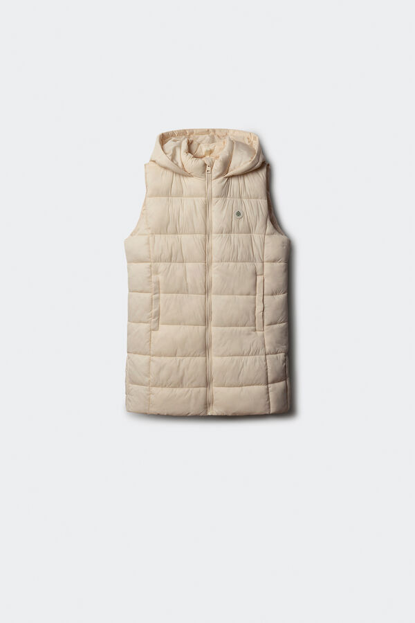 Springfield Kids Colete acolchoado para menina cru