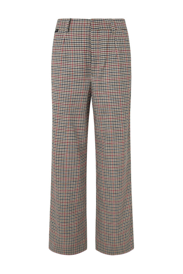 Springfield Long trousers with wide hem stone