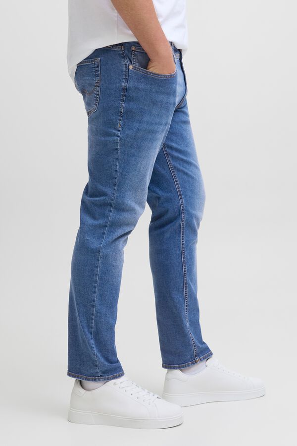 Jack & Jones PLUS Jeans slim cinco bolsos azul