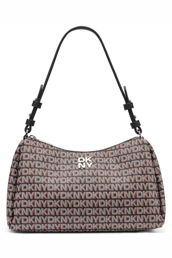 Bolso de hombro acolchado estampado