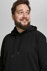 Jack & Jones PLUS Sudadera capucha básica PLUS negro