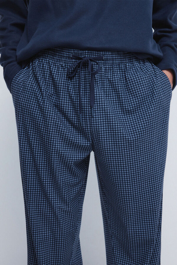 Springfield Conjunto de pijama comprido azul quente azul