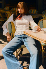 Springfield Jeans super flare comfort azul