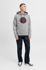 Jack & Jones sweatshirt e logo cinzento
