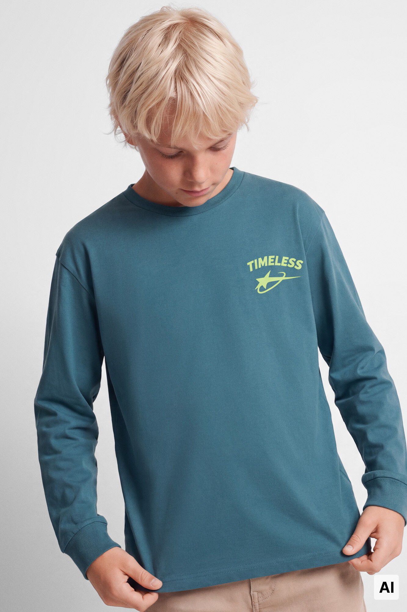 Springfield Kids T-shirt manga comprida "Timeless" menino