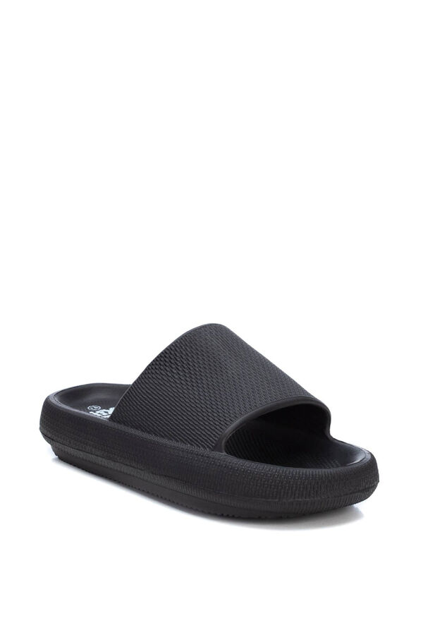 XTI Sand&aacute;lia masculina preto