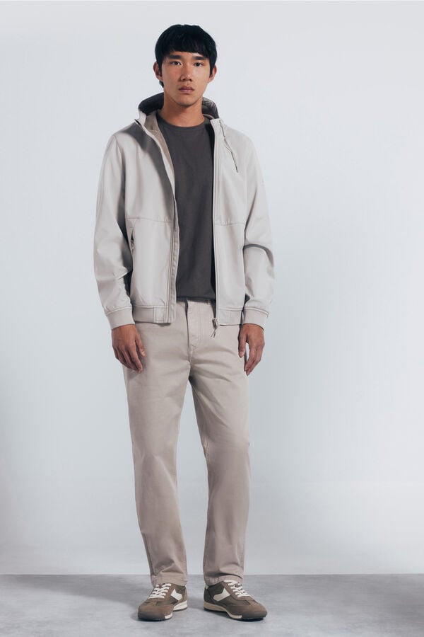 Springfield Jaqueta softshell com capuz cru