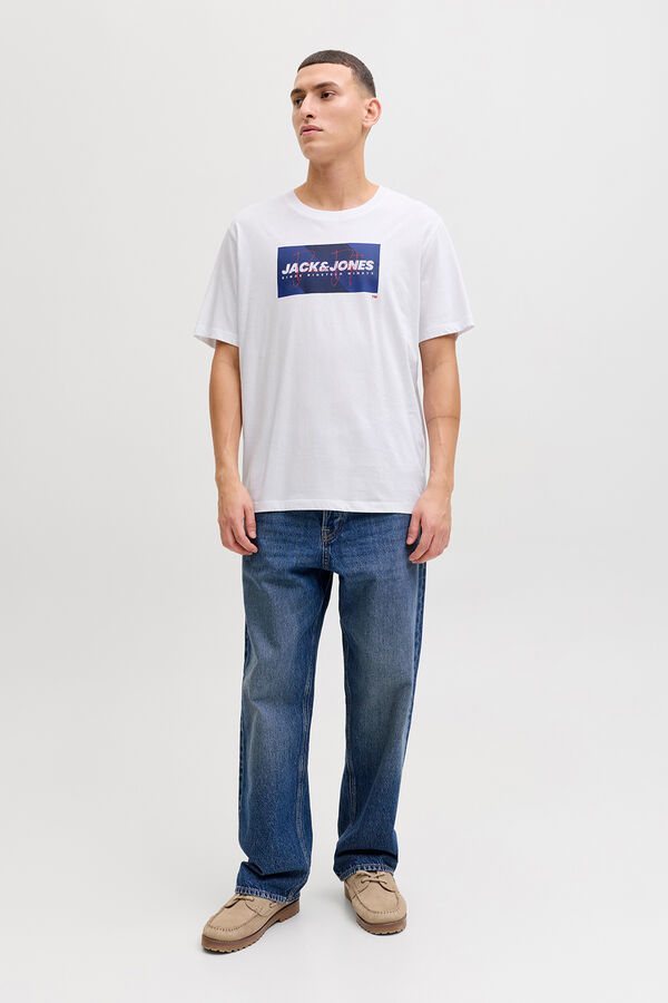 Jack & Jones T-shirt regular fit branco