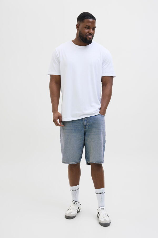 Jack & Jones PLUS Shorts denim PLUS com ajuste folgado azul