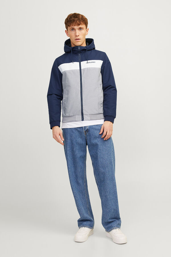 Jack & Jones Lightweight hooded jacket blue