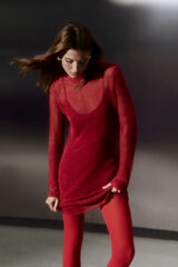 High Spirits Vestido "Vampira" vermelho