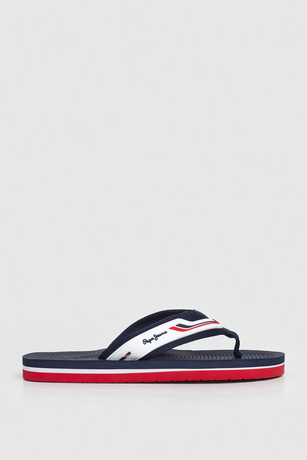 Pepe Jeans Chanclas De Playa Color Block blanco