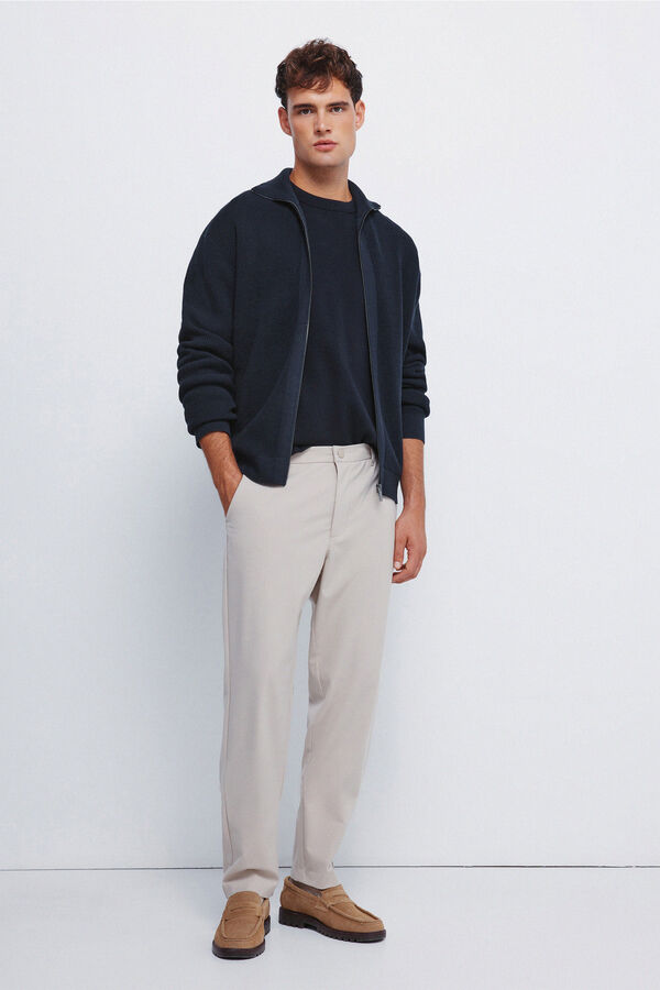 Springfield Zip fastening cardigan cardigan blue