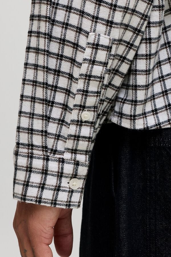 Jack & Jones Camisa de flanela branco